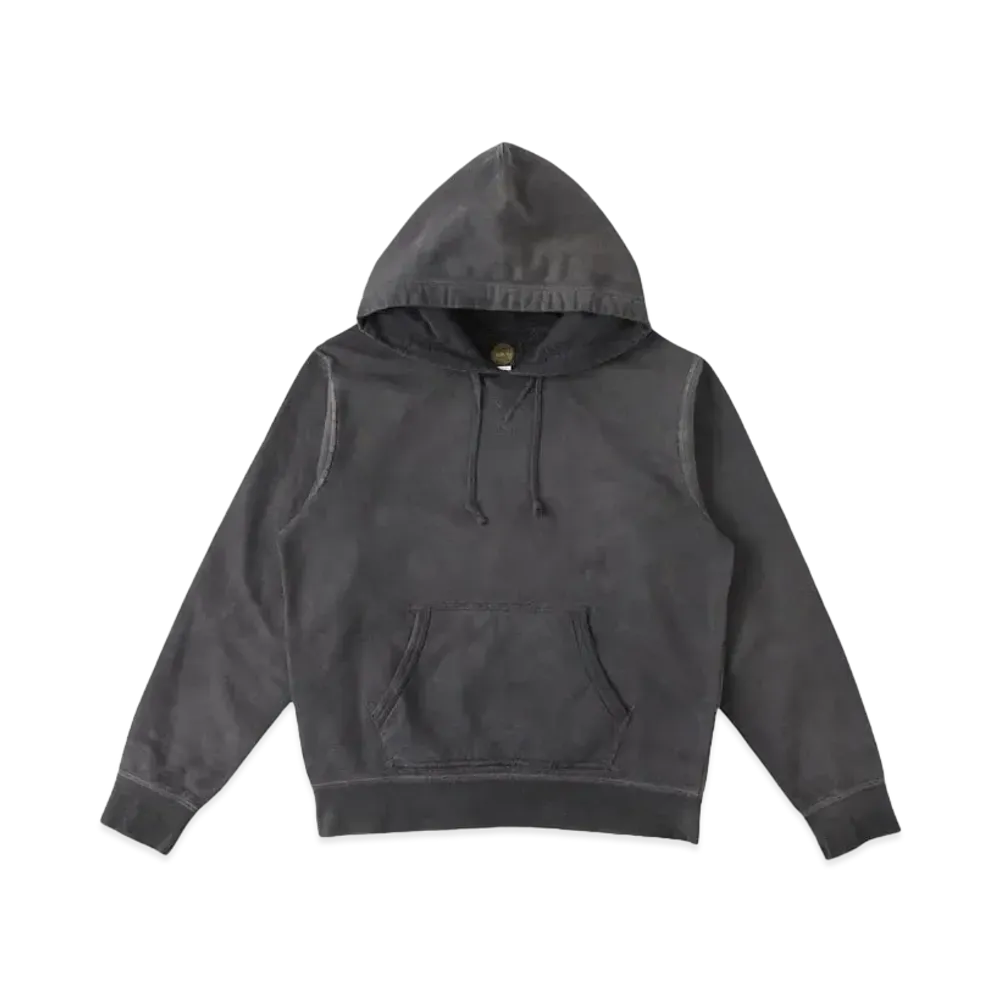 Double RL for Ron Herman Black Garment Dyed Sweat Hoodie "Black"