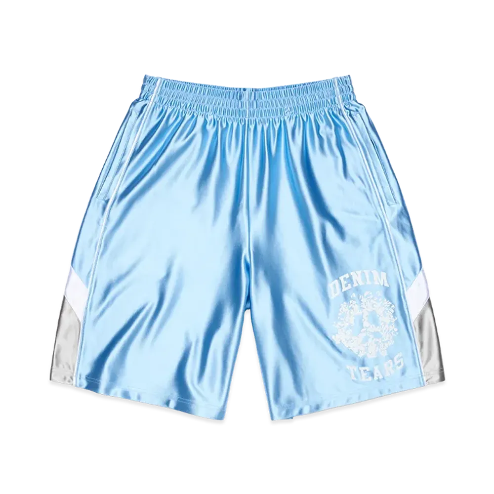 DENIM TEARS Denim U Basketball Shorts "Light Blue"