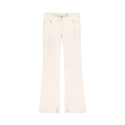 Courreges Racer Cotton Padded Pants "Cream"