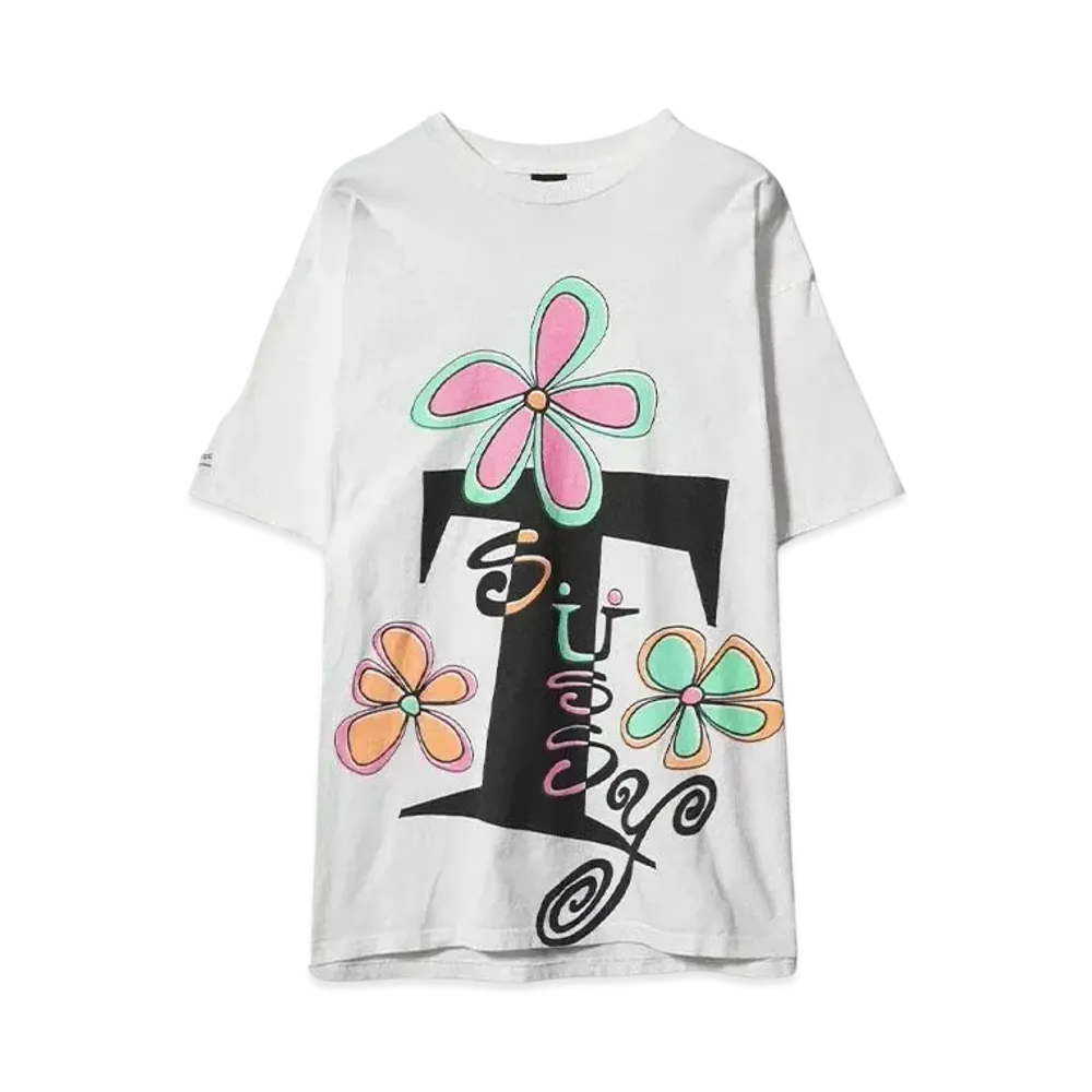 STUSSY HECTIC x STUSSY 00s T-SHIRT "WHITE"