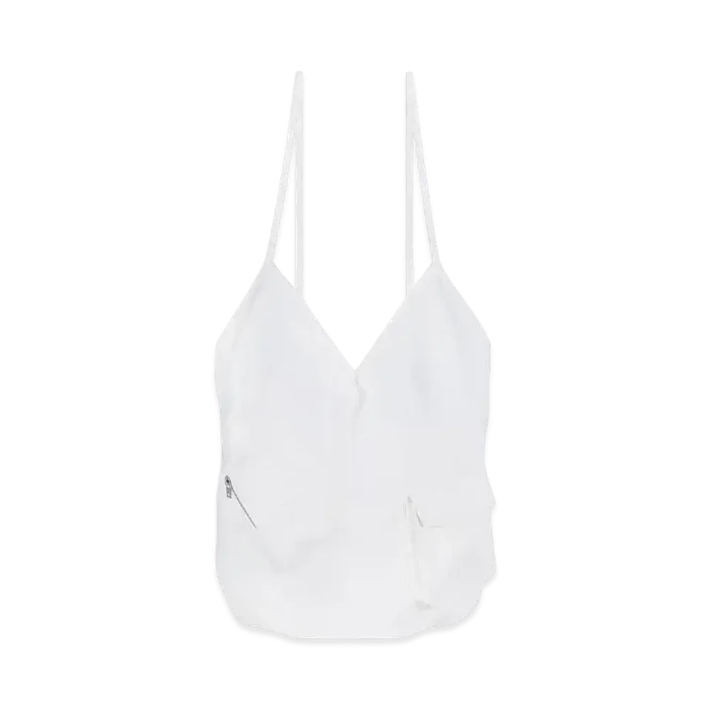 WE11DONE Pocket Touch Bag "White"