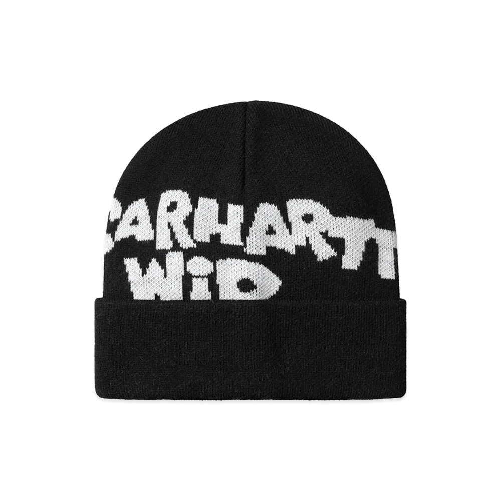 Carhartt WIP Cut Out Beanie "Black/White"