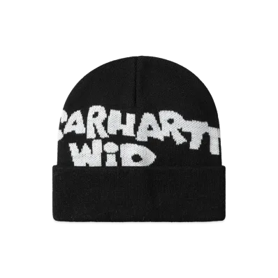 Carhartt WIP Cut Out Beanie "Black/White"