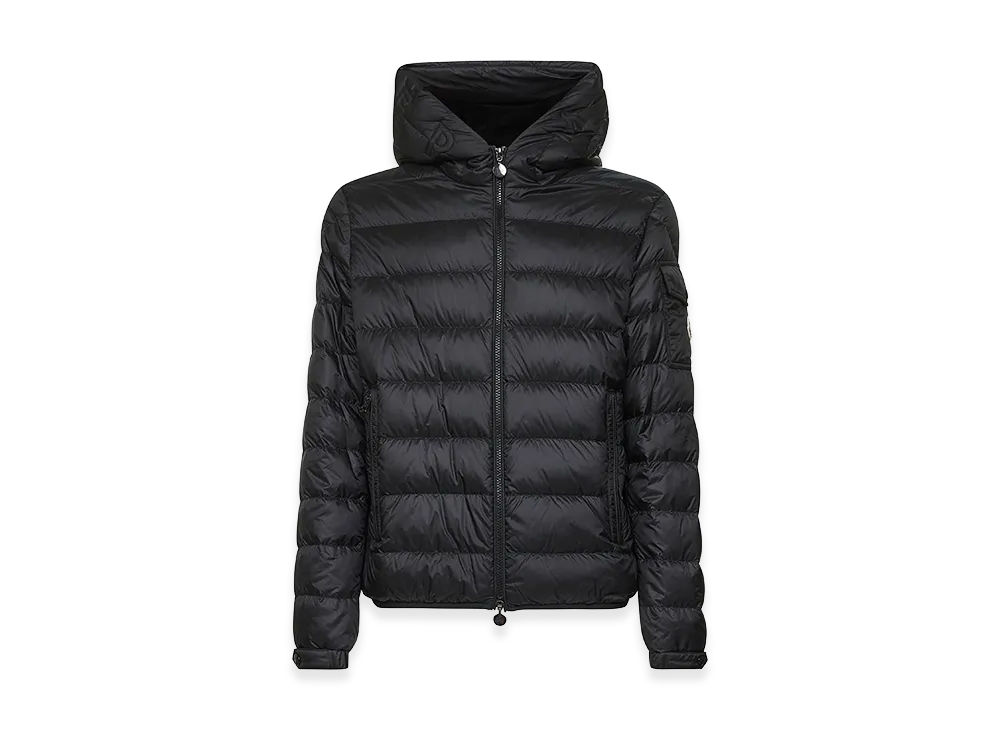 MONCLER Coats "Black/Clear Blue"