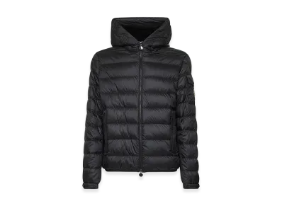 MONCLER Coats "Black/Clear Blue"