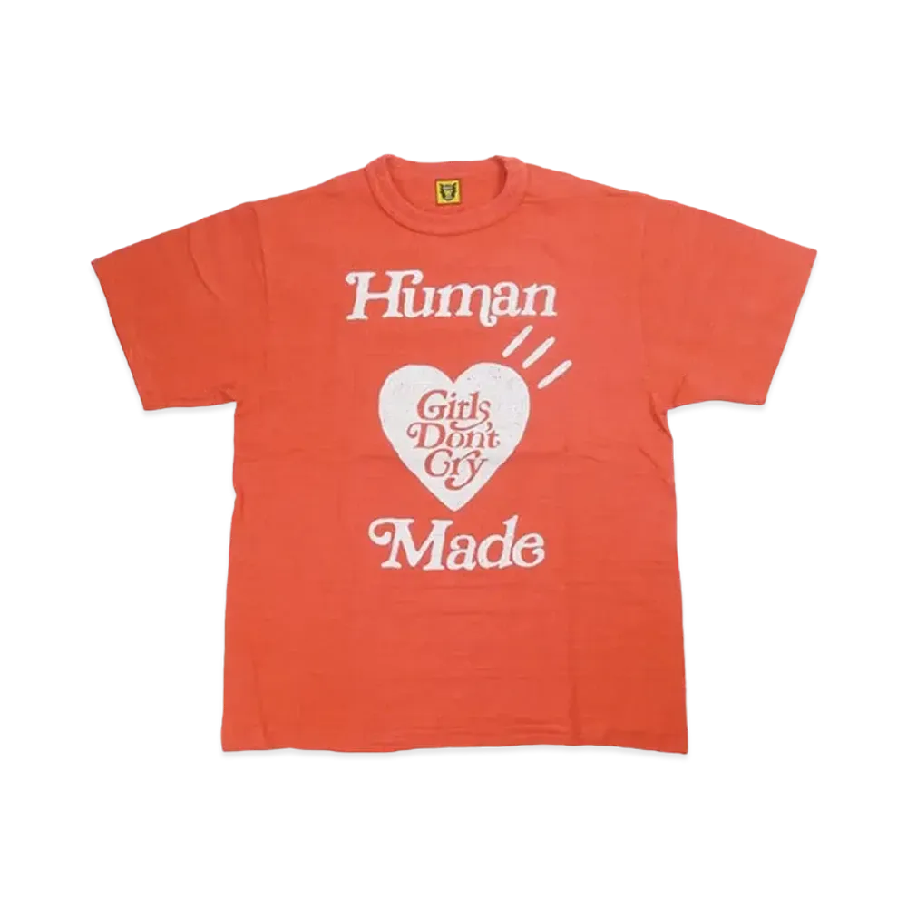 HUMAN MADE Girls Don't Cry Tee 1 "Red" / VERDY