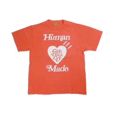 HUMAN MADE Girls Don't Cry Tee 1 "Red" / VERDY