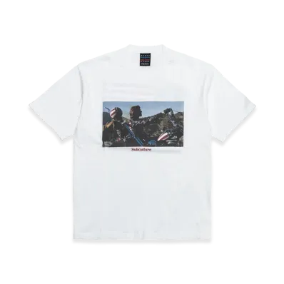 SubCulture x Easy Rider Type-Cbody T-Shirt Captain America "White"
