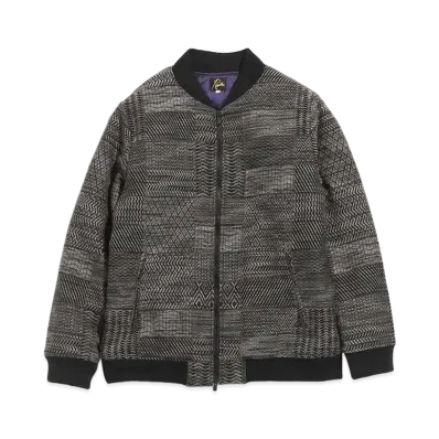 Needles B.B. JACKET - W/N MULTI PATTERN JQ. "Charcoal"