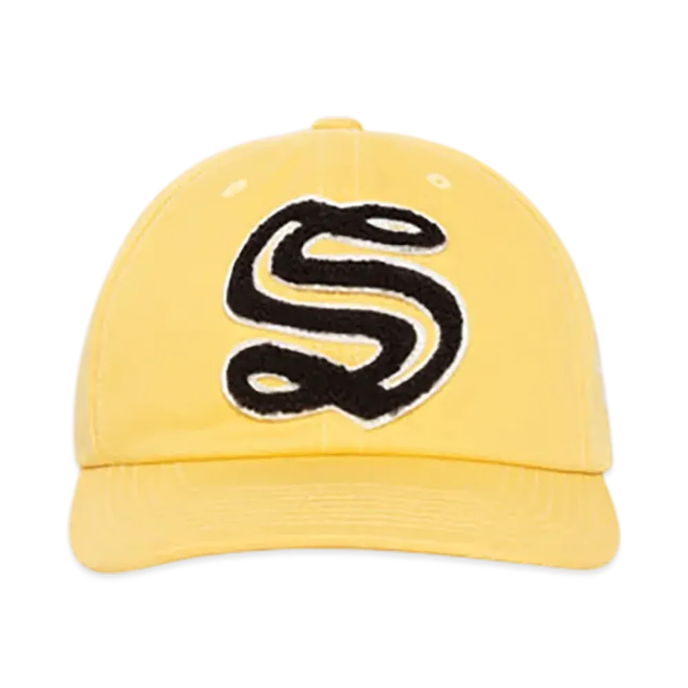 Stussy Mid-Depth Chenille S Snapback "Yellow"