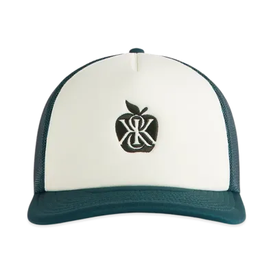 Kith Poly Foam Apple Crest Embroidery Nolan Trucker Hat "Stadium"