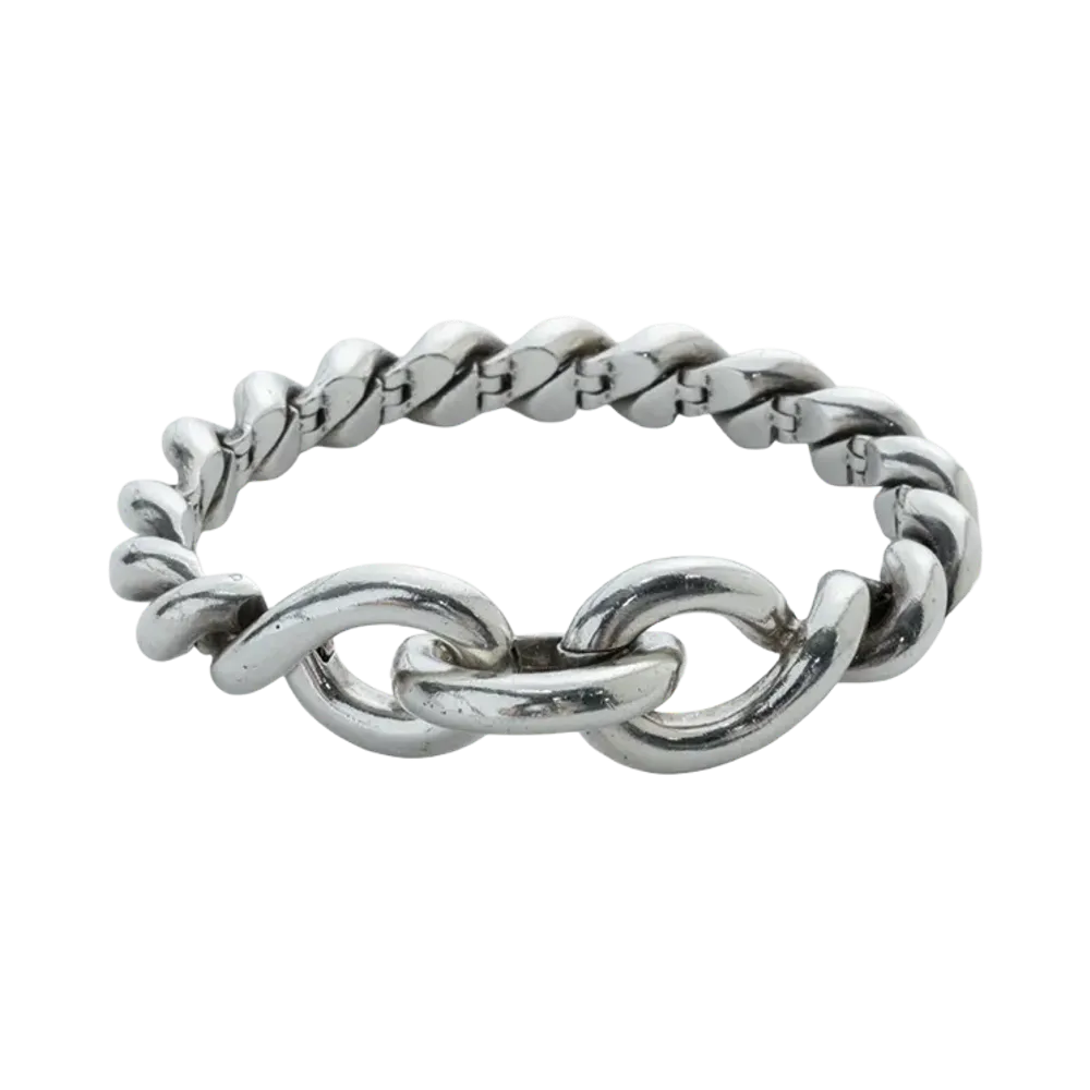 Hermes Torsade MM Bracelet (SV800) "Silver"