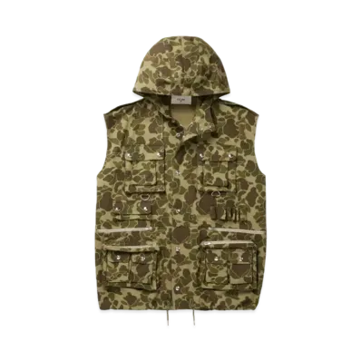 CELINE Military Vest In Cotton "Multicolor"