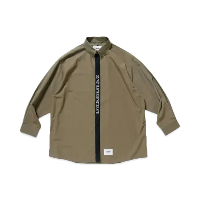 WTAPS BD 02 / LS / Ctpl. Broadcloth "Olive Drab"