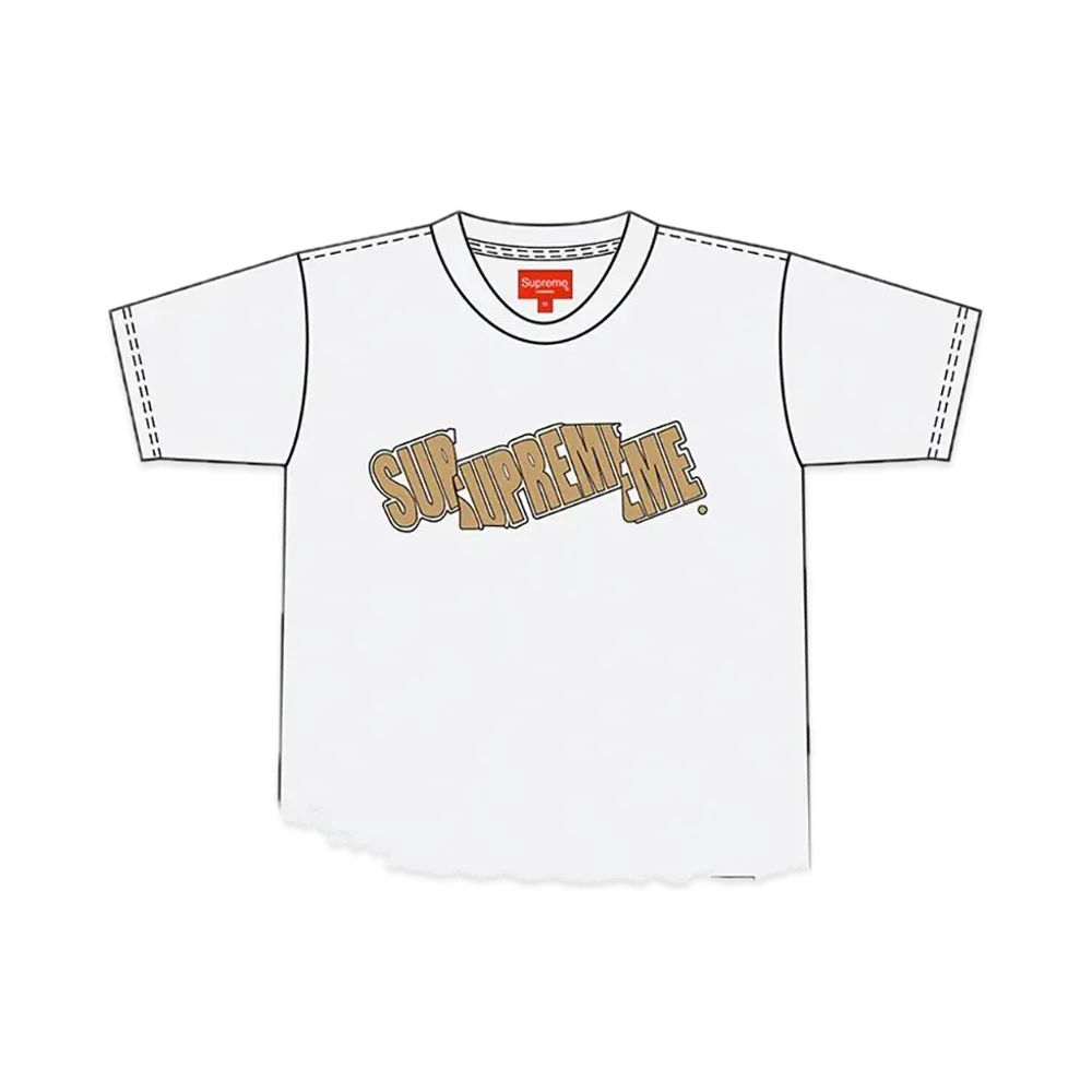 Supreme Cut Logo S/S Top "White"