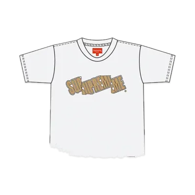 Supreme Cut Logo S/S Top "White"
