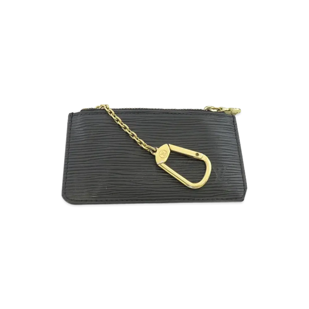 Louis Vuitton Key Pouch Epi "Noir"