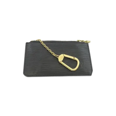 Louis Vuitton Key Pouch Epi "Noir"