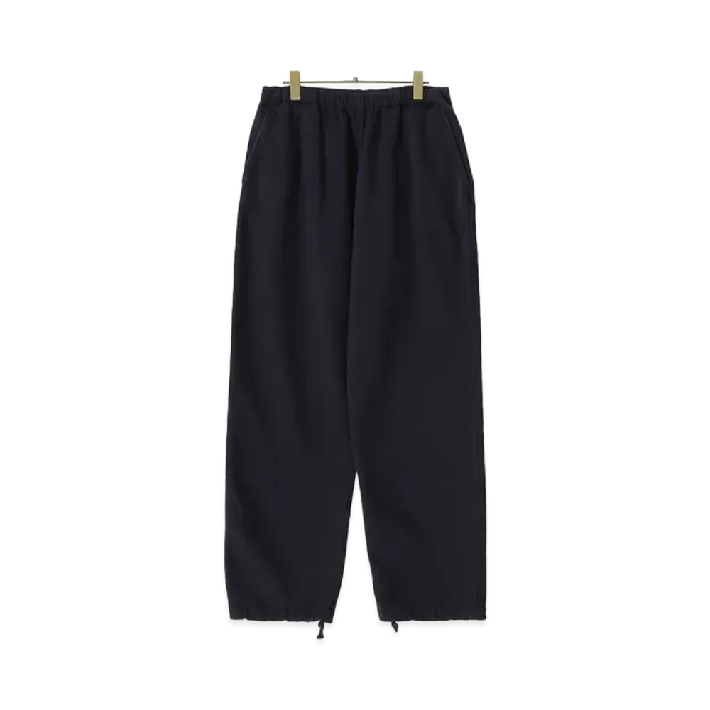 COMOLI Cotton Hanging Fleece Pants "Navy"