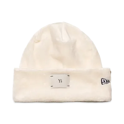 NEW ERA x Y's Basic Cuff Knit FW26 Micro Fur "White"