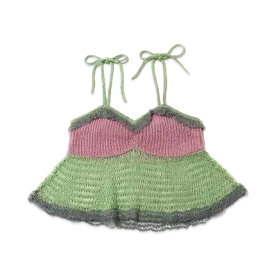 atmos pink Teamifuu Lace Ami Cami "Khaki"