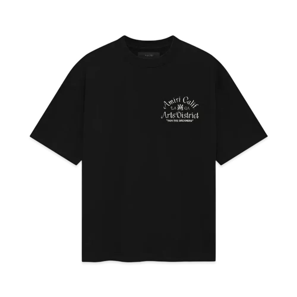 AMIRI Chenille Arts District Oversized Tee "Black"