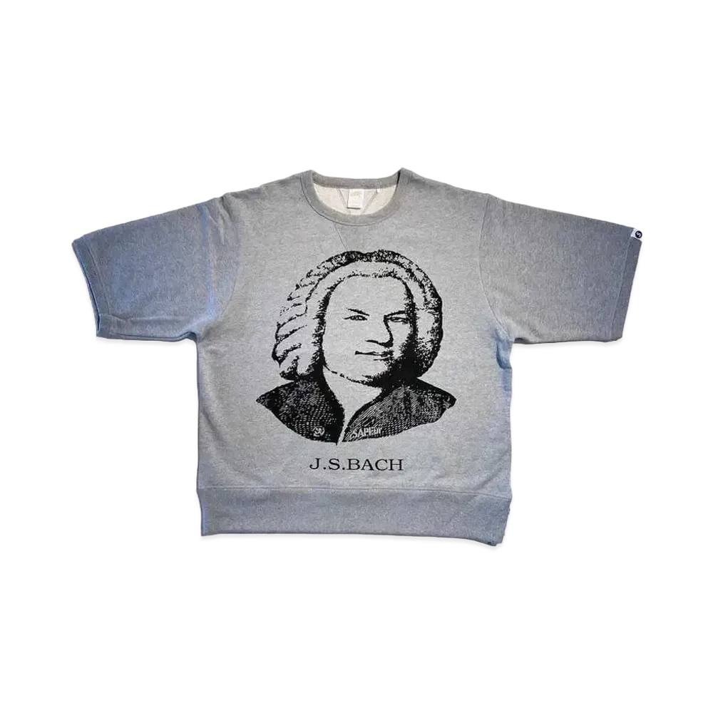 SAPEur S/S Sweat BACH "Vintage Gray"