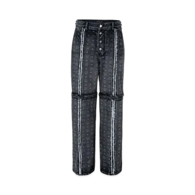 THUG CLUB MCM TC Zip Denim Pants "Black"