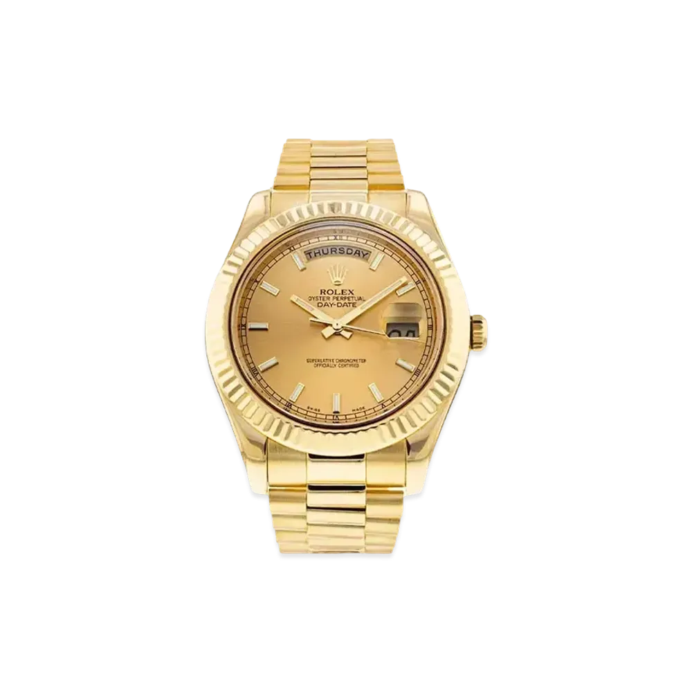ROLEX Day-Date II "Champagne/Yellow Gold"