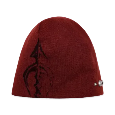 THUG CLUB Iron spear pin Beanie "Red"