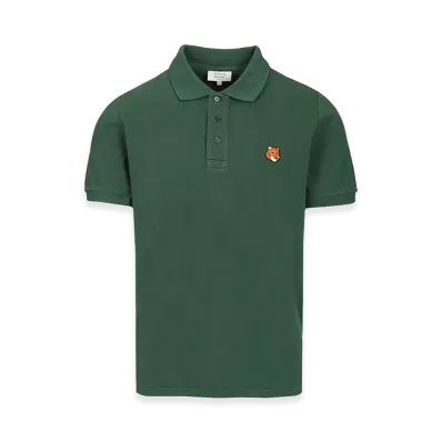 Maison Kitsune Polos "Bottle Green"