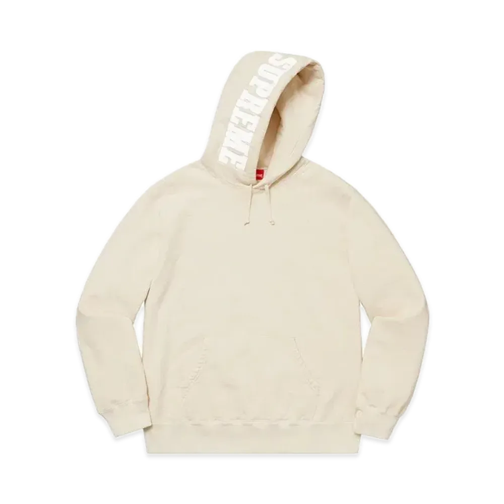 Supreme Mirrored Logo Hooded Sweatshirt "Natural"
