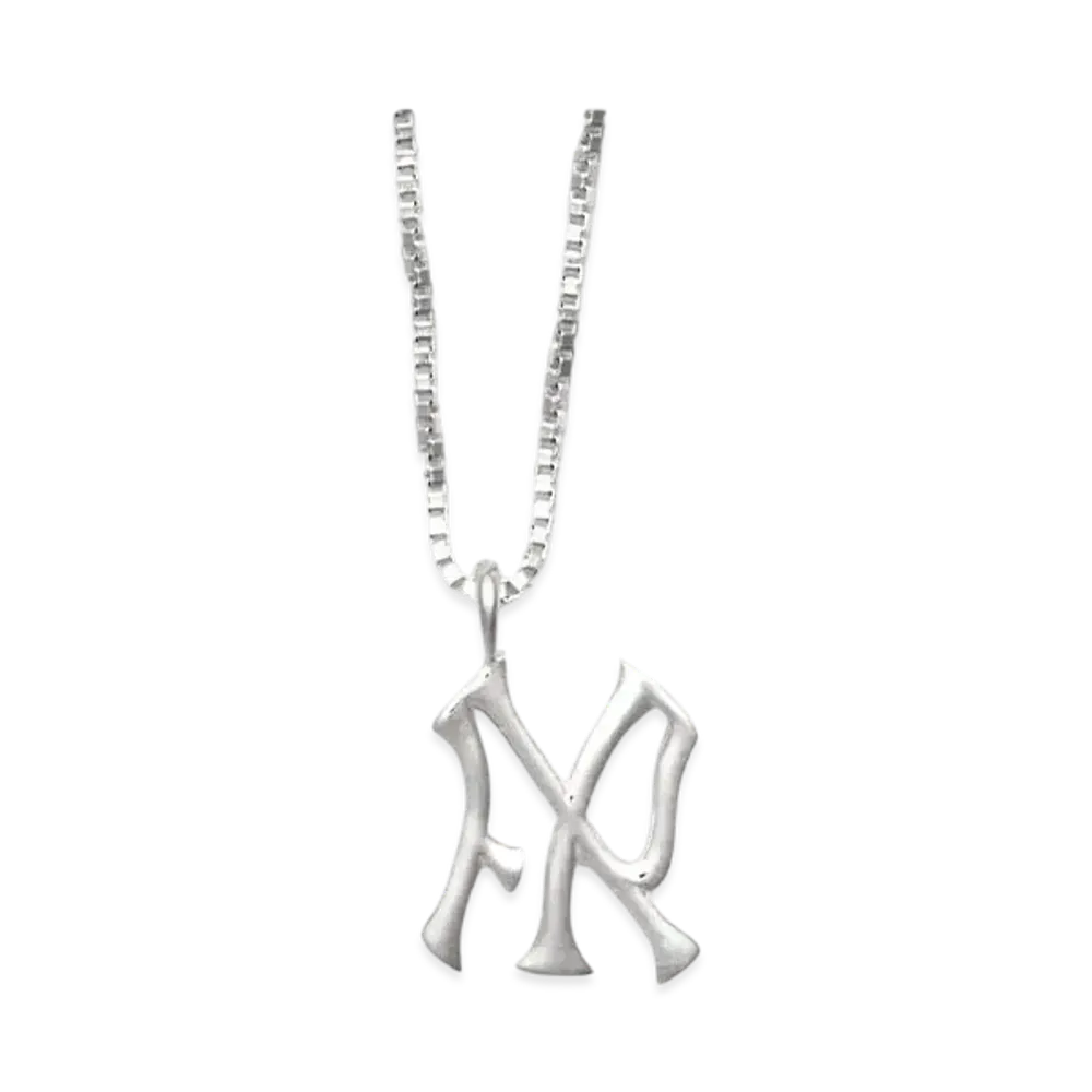 FR2 x Needis Collaboration With #Fr2 Ny Type Necklace "Silver"