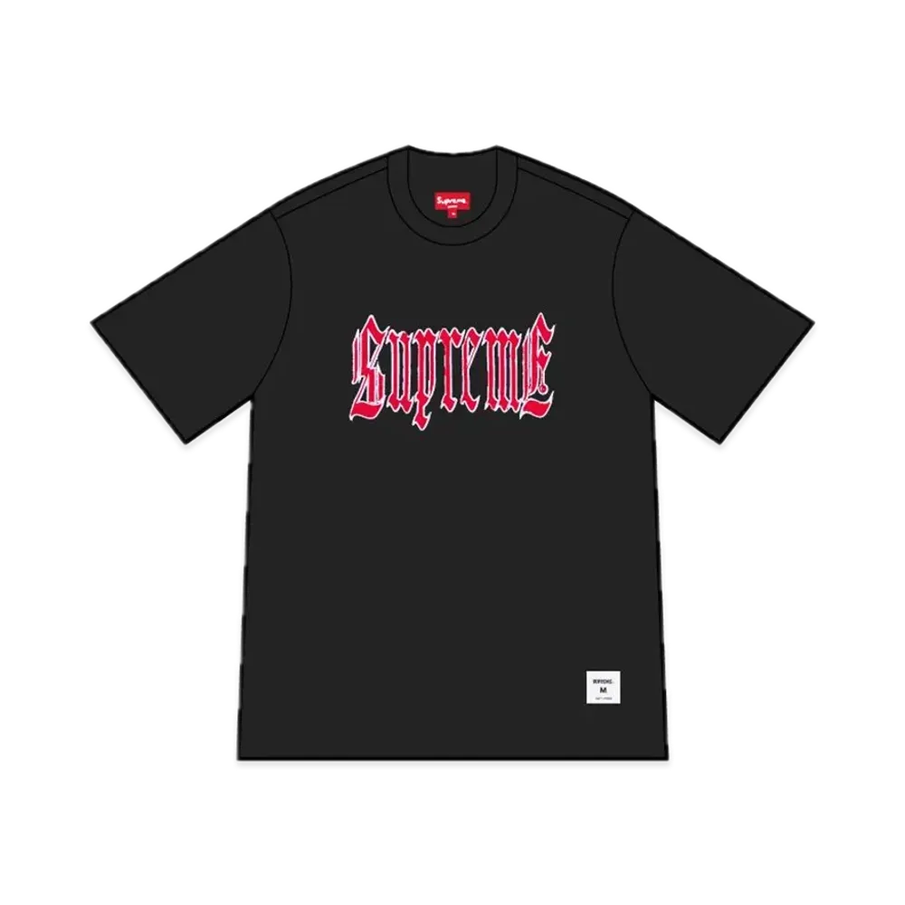 Supreme Old English S/S Top "Black"