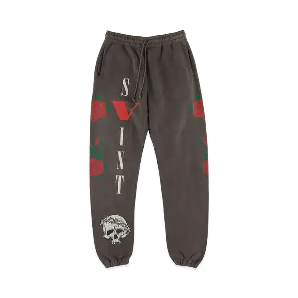 SAINT Mxxxxxx 22SS VLONE SWEAT PANTS "Black"