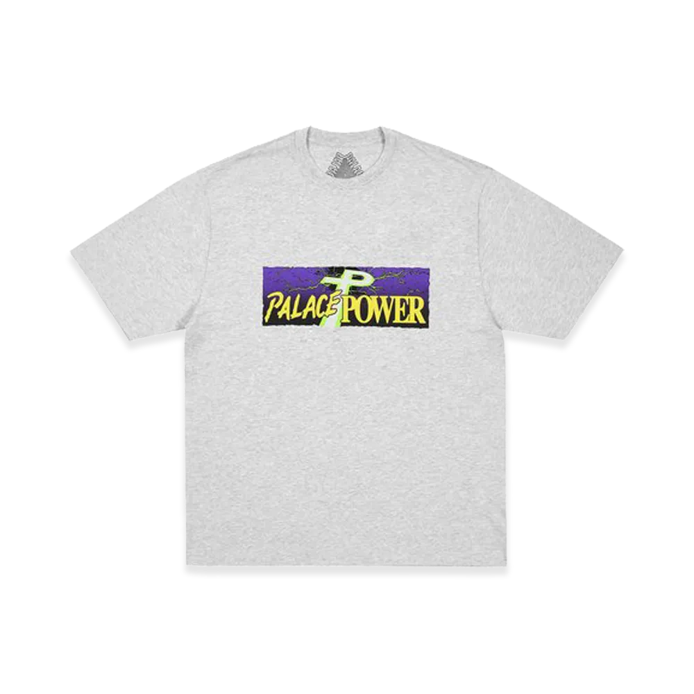 PALACE Power T-Shirt "Grey Marl"