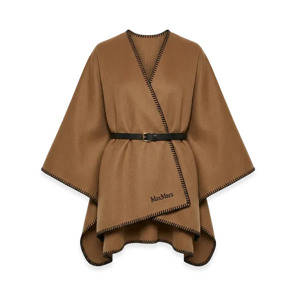 Max Mara Women's Colomba Cape "Brown"