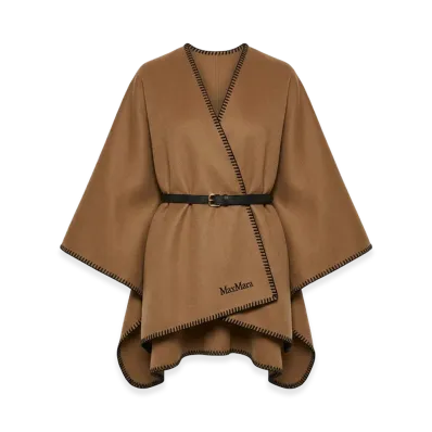 Max Mara Women's Colomba Cape "Brown"