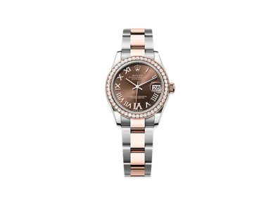 ROLEX Datejust 31mm Oystersteel & Everose Gold Diamond 278381RBR "Chocolate"