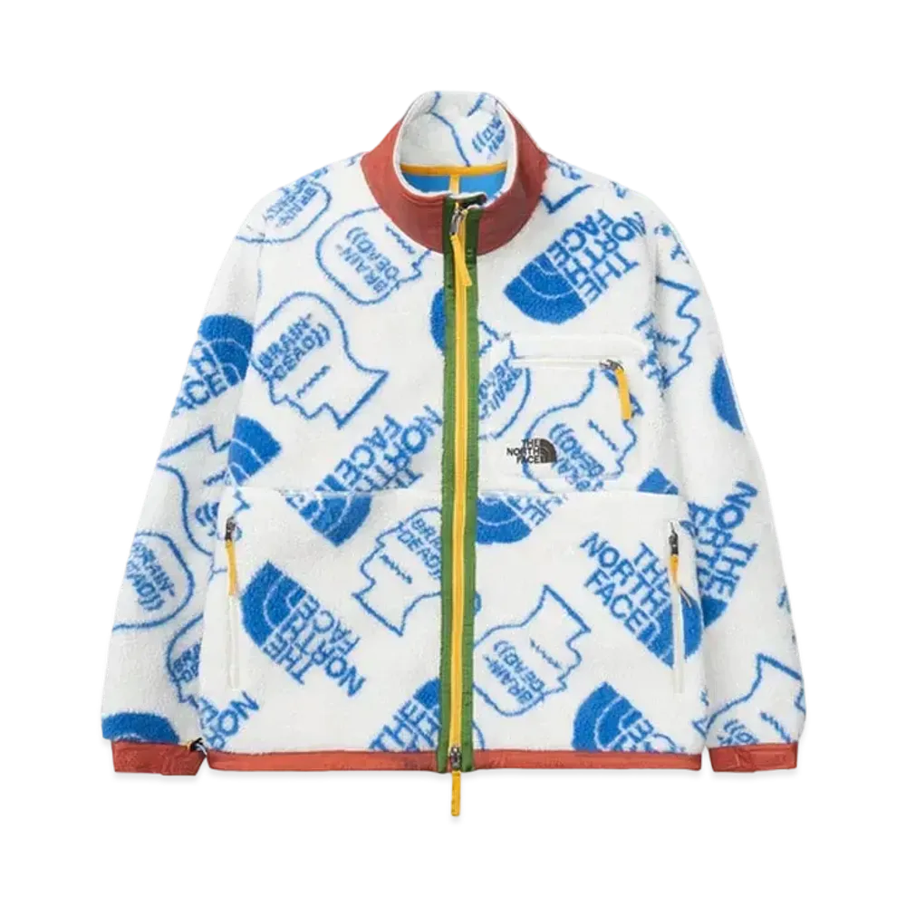 The North Face x Brain Dead Extreme Pile Full Zip Fleece "White"