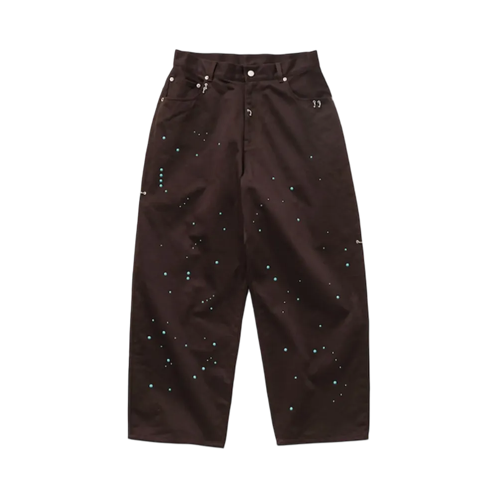 TTT MSW Work Wide Pants W/Pierce "Brown"