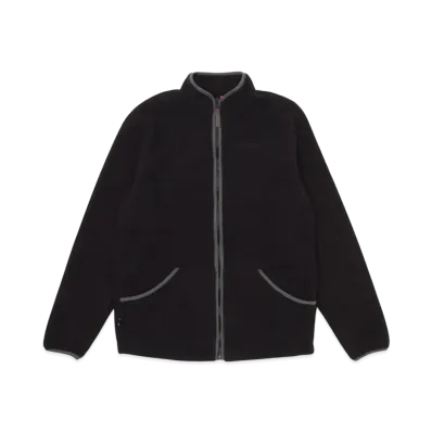 Timberland Men's Hook Set High Pile Full Zip Fleece "Black"