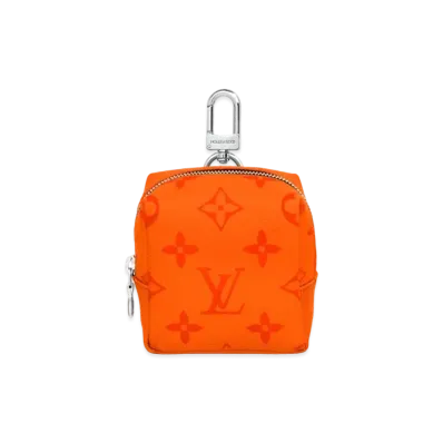 Louis Vuitton Porte Cles Pouch Taigarama "Orange"