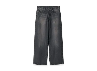 ssstein Loose Denim Pants "Black"