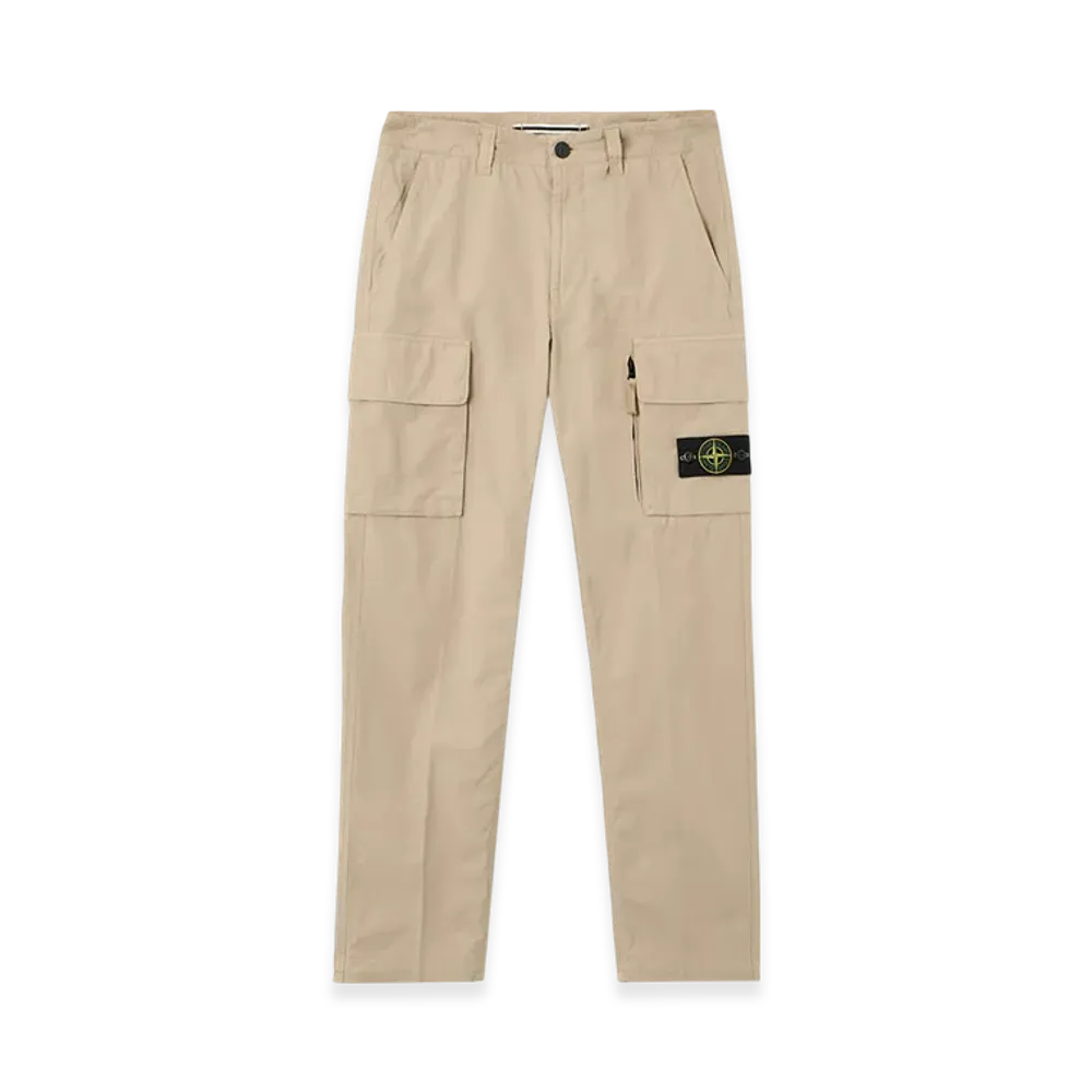 Stone Island 3100006 Canvas Weave Cotton Organic Cotton "Desert Brown"