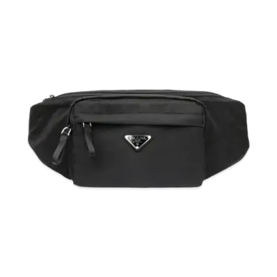 PRADA Nylon Shoulder Bag "Black"