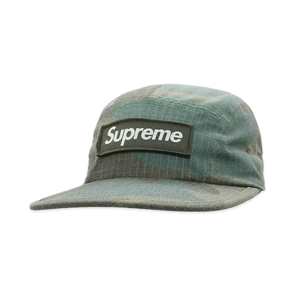 Supreme Reflective Ripstop Camp Cap "Woodland Camo"