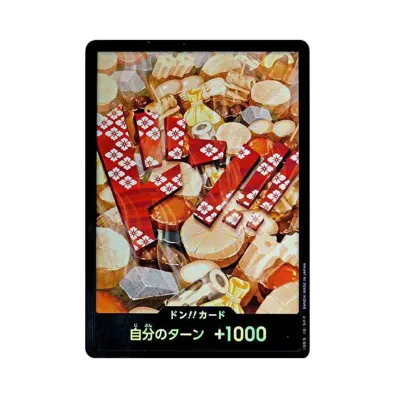 DON!! Card : Kouzuki Oden Parallel (Premium Booster "One Piece Card The Best")