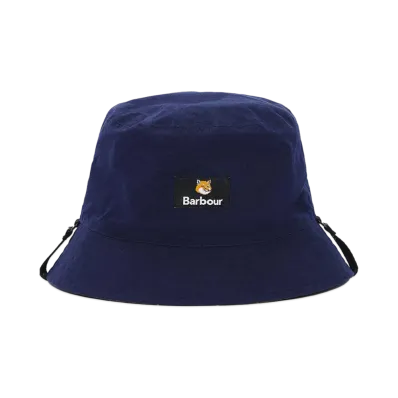Barbour x Maison Kitsune Reversible Bucket Hat "Navy"