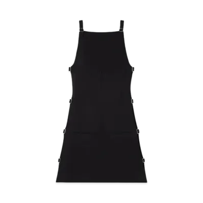 Courreges Multi-Buckle Mini Dress "Black"